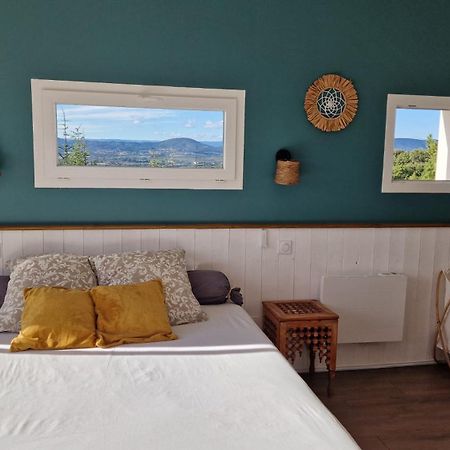 Reve D'Escapade Chambre Avec Vue Sublime Sur Les Cevennes Ardechoises Barjac  Exterior foto