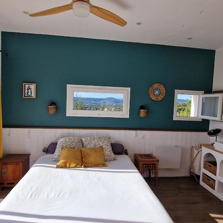 Reve D'Escapade Chambre Avec Vue Sublime Sur Les Cevennes Ardechoises Barjac  Exterior foto