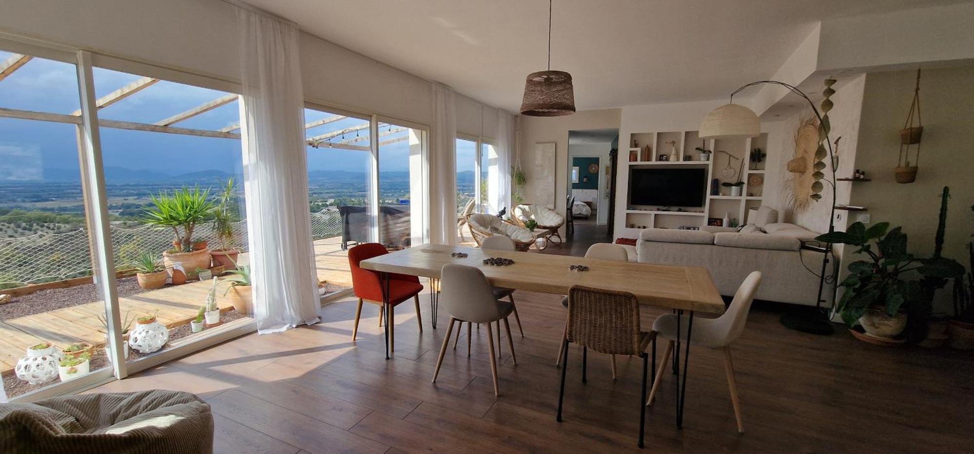 Reve D'Escapade Chambre Avec Vue Sublime Sur Les Cevennes Ardechoises Barjac  Exterior foto