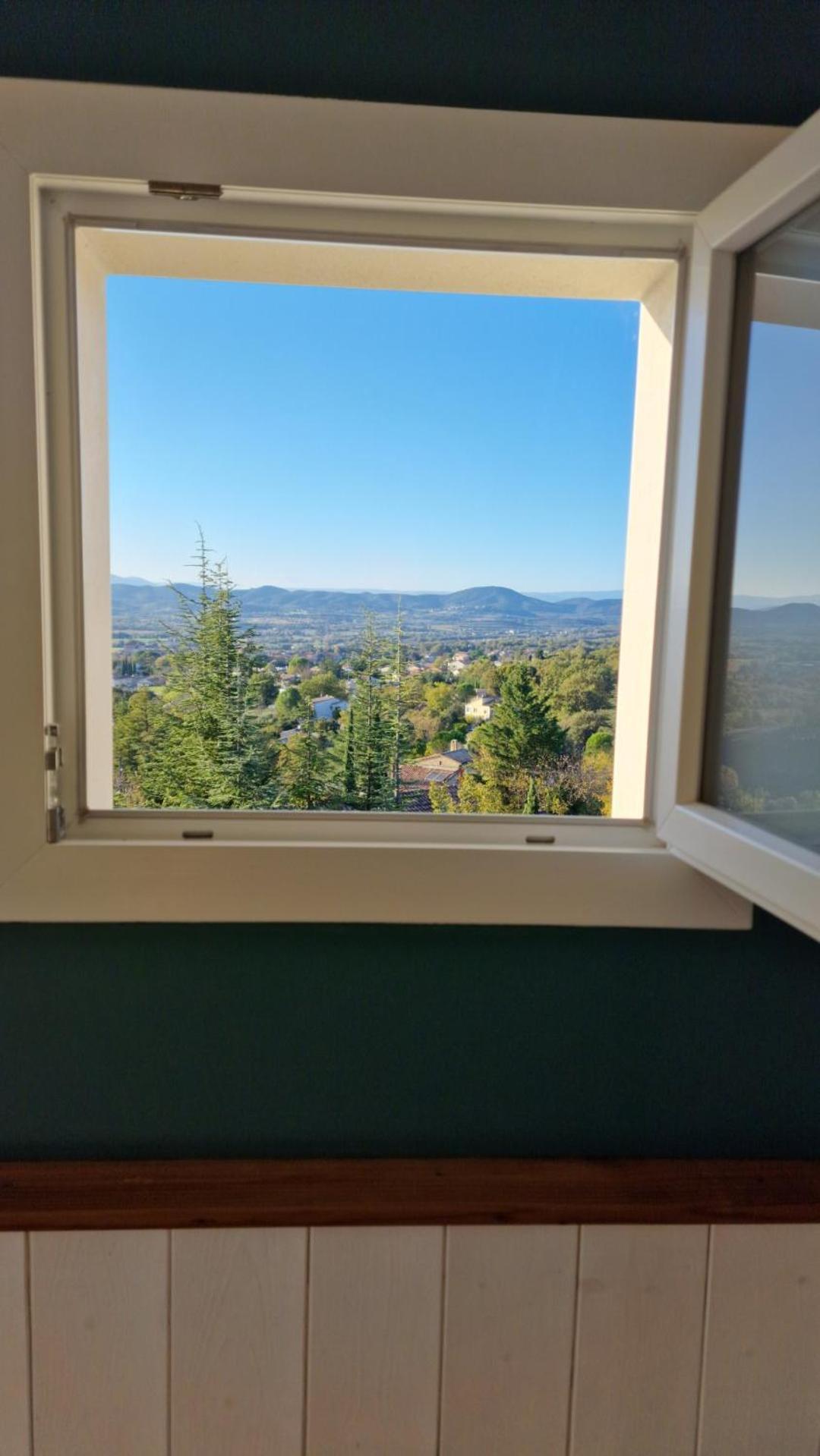 Reve D'Escapade Chambre Avec Vue Sublime Sur Les Cevennes Ardechoises Barjac  Exterior foto